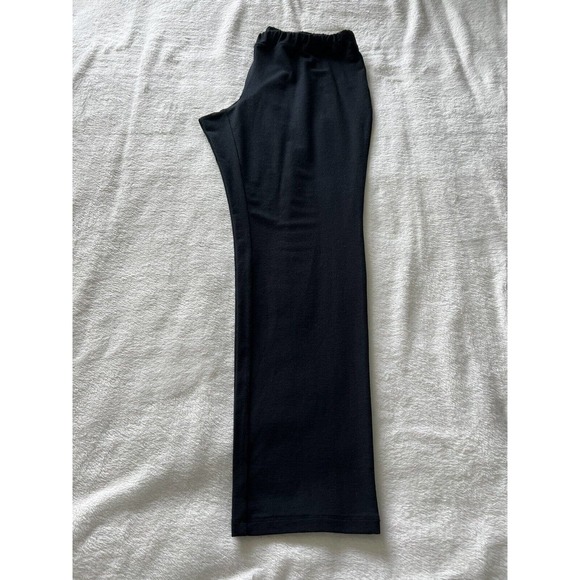 NWT $89 Coldwater Creek Sz 14 Black Pull On Casual Rayon Stretch Slim Leg Pants - Picture 7 of 12